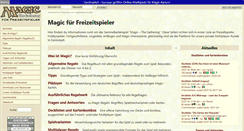 Desktop Screenshot of magic.freizeitspieler.de